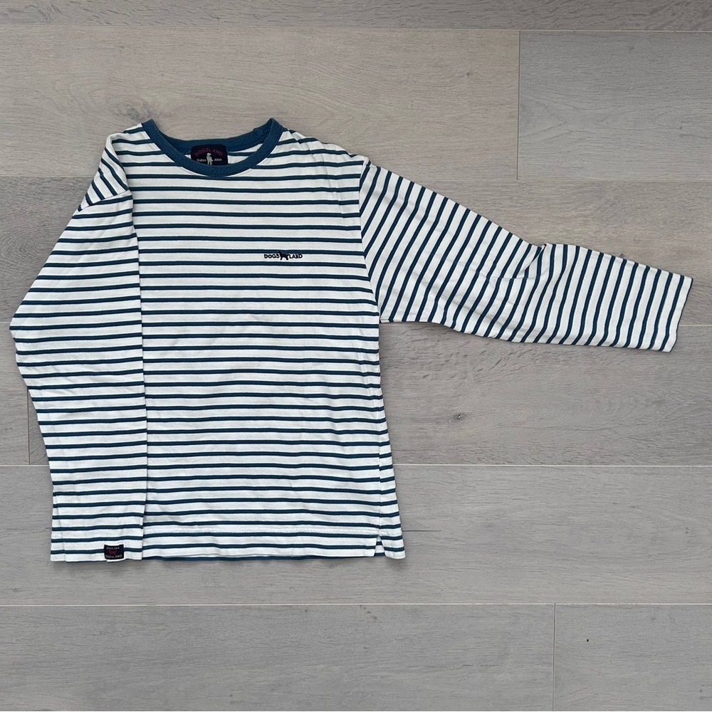 Striped Blue and White Shirt
